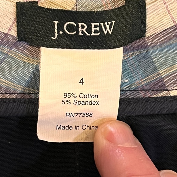 J. Crew Navy Skirt Size 4 Classic Mini Stretch Comfy Preppy Resort Chic Pockets - Picture 2 of 5